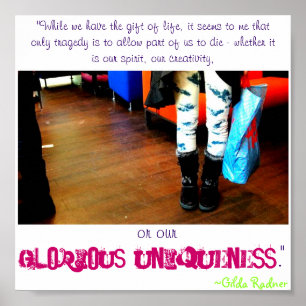 Poster voor een verheven unieke prijsopgave