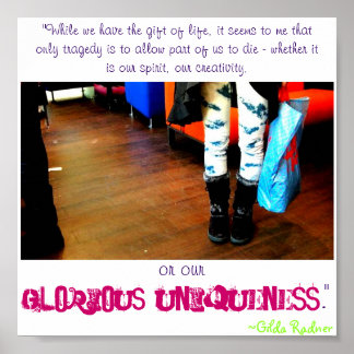 Poster voor een verheven unieke prijsopgave