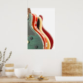 Poster voor elektrische gitaren (Keuken)