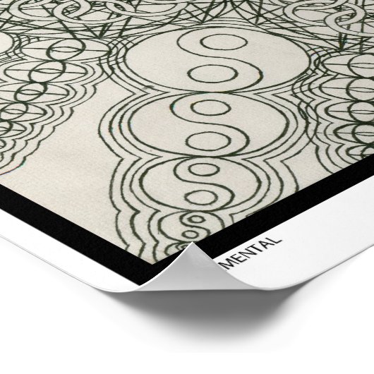 Poster voor elementaire kleuren (Hoek)