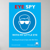 Poster voor Eye Spy Safety Glasses (Voorkant)