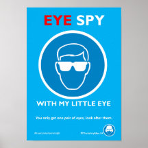 Poster voor Eye Spy Safety Glasses