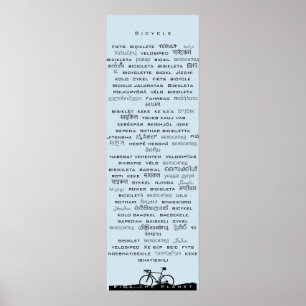 Poster voor fietsen