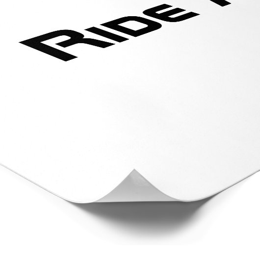 Poster voor fietsen (Hoek)