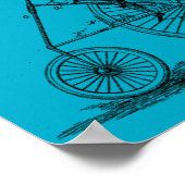 Poster voor fietsen (Hoek)