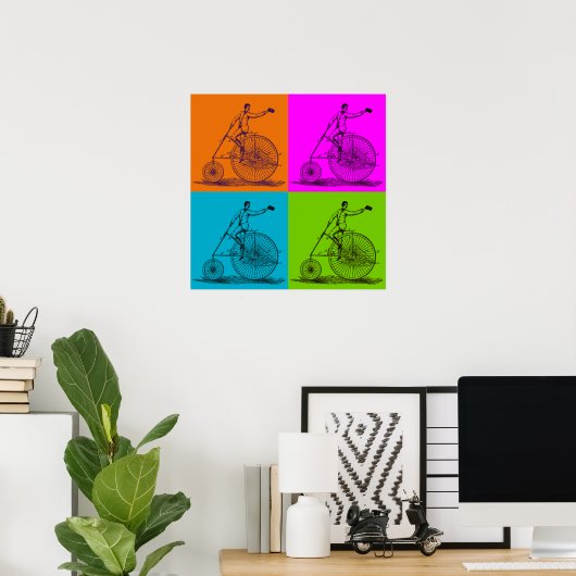 Poster voor fietsen (Thuiskantoor)