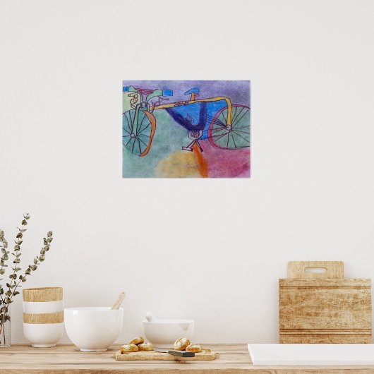 Poster voor fietsen (Keuken)