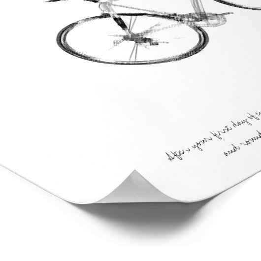 poster voor fietsen (Hoek)