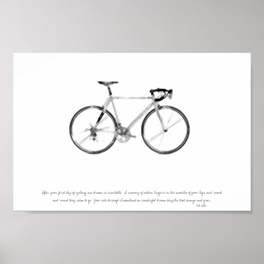 poster voor fietsen (Voorkant)