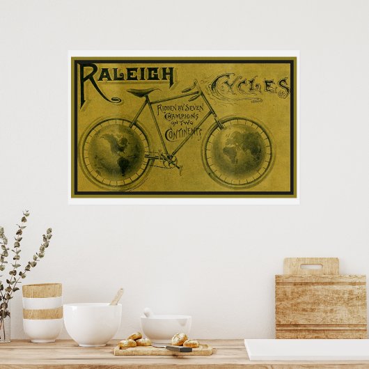 Poster voor fietsen (Keuken)