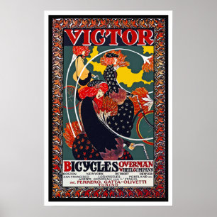 Poster voor fietsen: Victor Bicycles - William Bra