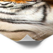 Poster voor fijne kunst in tijgergeest/afdrukken (Hoek)