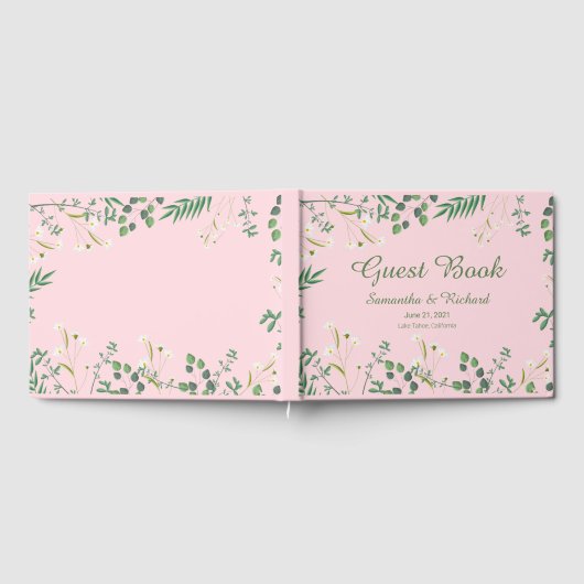 Poster voor fijne zwevende grensoverbinding gastenboek (Volledig)