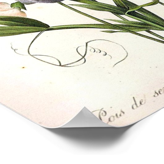  Poster voor Floral Print (Hoek)