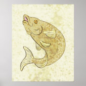 Poster voor forelvissen (Voorkant)