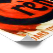 Poster voor Franse dessertreclame (Hoek)