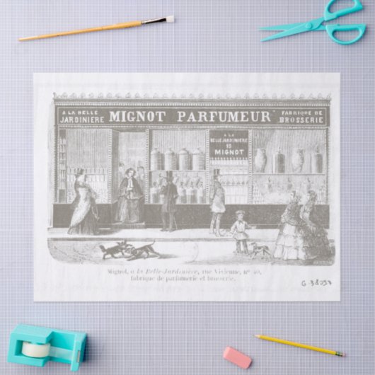  Poster voor Franse reclame Tissuepapier (Craft)