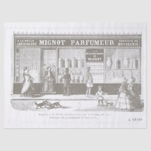  Poster voor Franse reclame Tissuepapier (Voorkant)