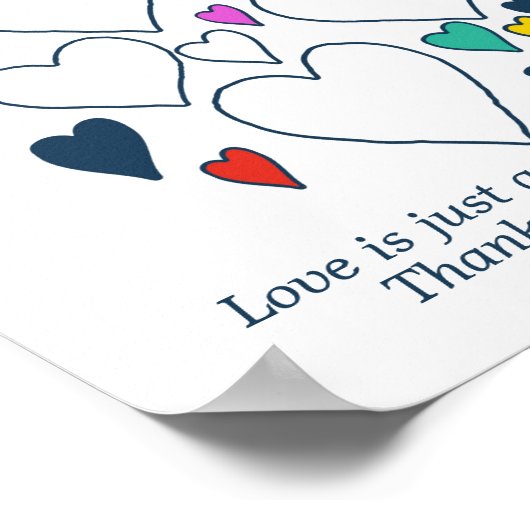 Poster voor gastlandboek (Hoek)