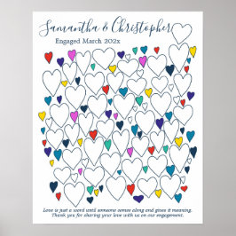 Poster voor gastlandboek