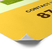 Poster voor gazonverzorging (Hoek)