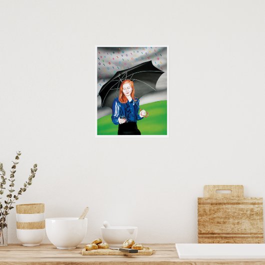 Poster voor gegevensverwijdering (Keuken)