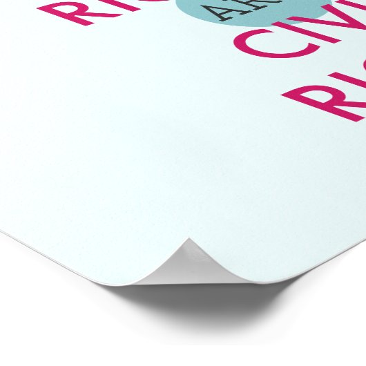 Poster voor gehandicaptenrechten (Hoek)