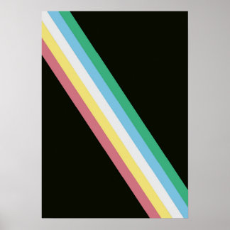 Poster voor gehandicaptenvlag voor gehandicaptenre