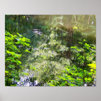 Poster voor gekantelde reflectie