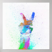 Poster voor gekleurde vrede (Voorkant)