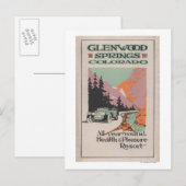 Poster voor gezondheidsResort # 1 Briefkaart (Voorkant / Achterkant)