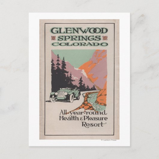 Poster voor gezondheidsResort # 1 Briefkaart (Voorkant)