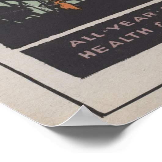 Poster voor gezondheidsResort # 2 (Hoek)