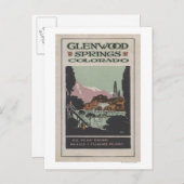 Poster voor gezondheidsResort # 2 Briefkaart (Voorkant / Achterkant)