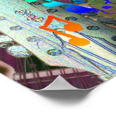 Poster voor gitaar & muziek (Hoek)