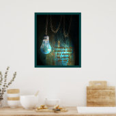 Poster voor gloeilampen (Keuken)