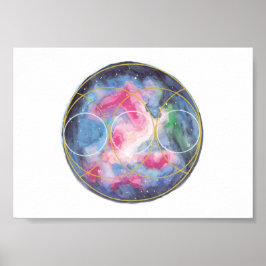 Poster voor goddelijke verbinding / sjabloon van k