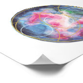 Poster voor goddelijke verbinding / sjabloon van k (Hoek)