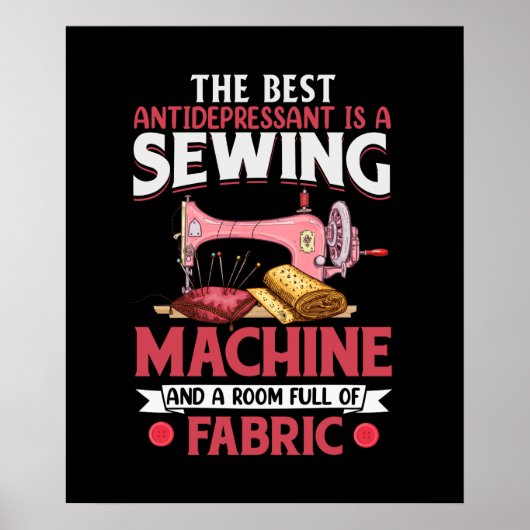 poster voor grappig naaiwerk (Voorkant)