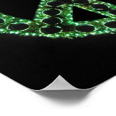 poster voor groen vredesteken (Hoek)