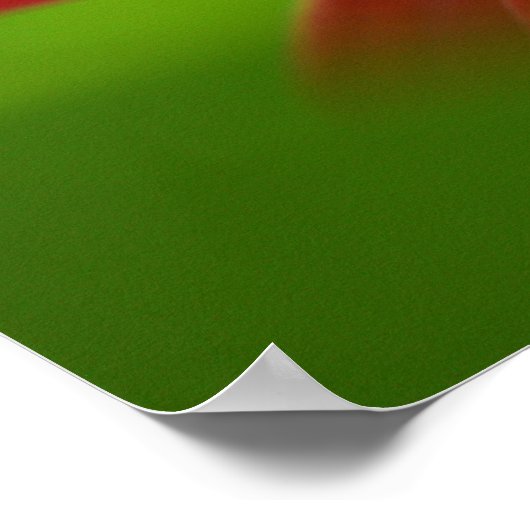 Poster voor groene bijen en Daisy of afdrukken (Hoek)