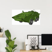 Poster voor groene tank (Thuiskantoor)
