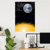 poster voor grondwind en vuur (Thuiskantoor)