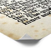 Poster voor handlezen of handlezen (Hoek)