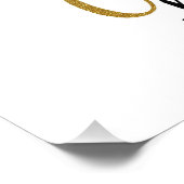 Poster voor hard werken en wees aardig (Hoek)