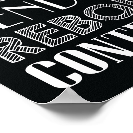 Poster voor hedendaagse dans-subway (Hoek)