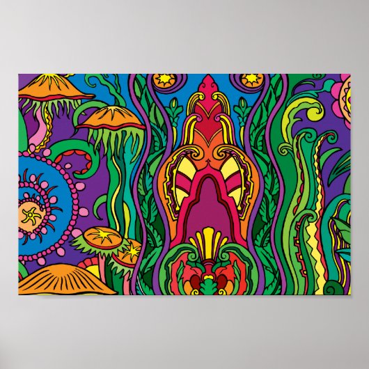 Poster voor hedendaagse kunst Deco Colorful (Voorkant)