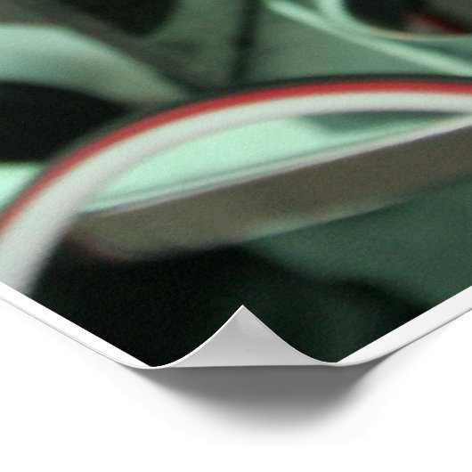 Poster voor helikopterwerktuigen (Hoek)