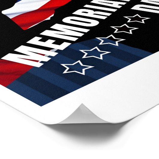 Poster voor herdenkingsdag (Hoek)