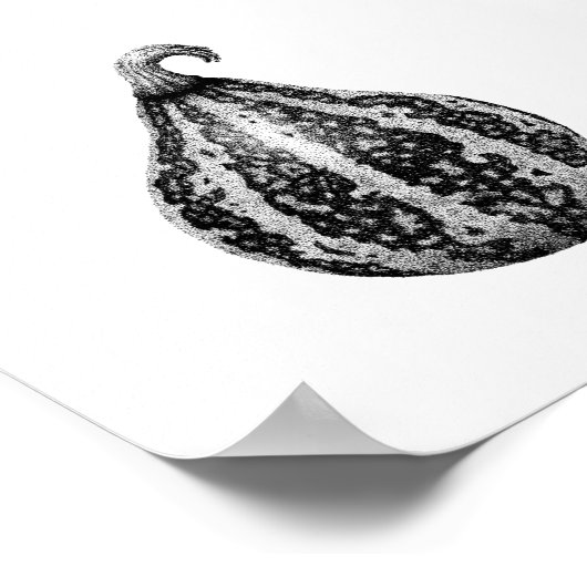 Poster voor herfstroompompoenen (Hoek)